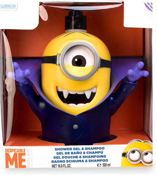 Шампунь для волос и тела Air-Val Миньоны  детский 4е, 500мл Мексика