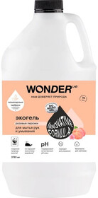Гель для мытья рук Wonder Lab Розовые персики 3.78л