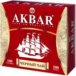 Чай черный Akbar Корабль 100 пакетов