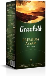 Чай Greenfield Premium Assam черный 25 пакетиков по 2 г