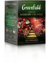 Чай Greenfield Redberry Crumble черный 20 пирамидок по 1.8 г