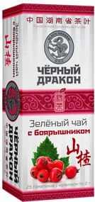 Чай Черный Дракон зеленый с боярышником 50 гр
