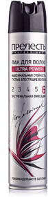 Лак для волос ПРЕЛЕСТЬ Professional Ultra Power, экстремальная фиксация, 300мл Россия, 300 мл