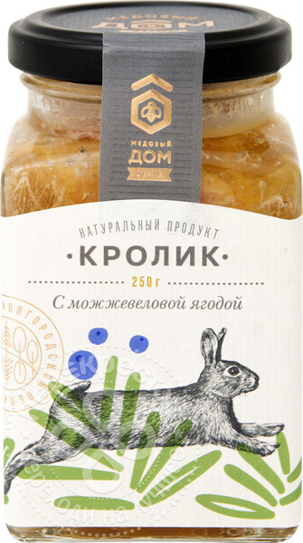 Кролик Медовый дом ферма с можжевеловой ягодой 250г