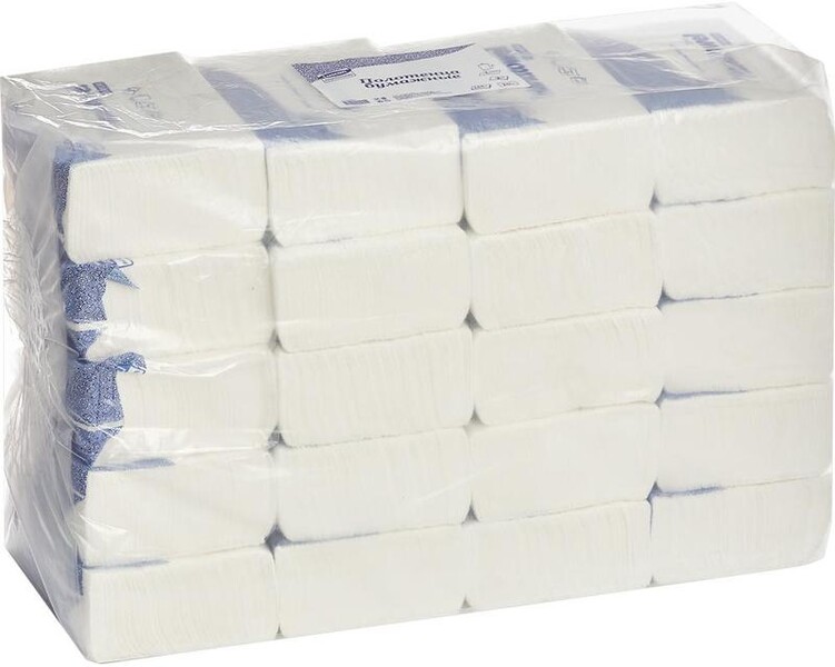 Полотенца бумажные листовые Luscan Professional Z-сложения 2-слойные 20 пачек по 144 листа (арт.368531)