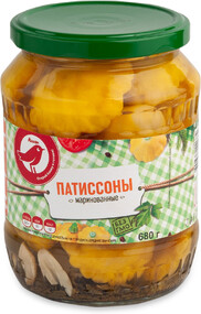 Патиссоны АШАН маринованные, 0,72 мл