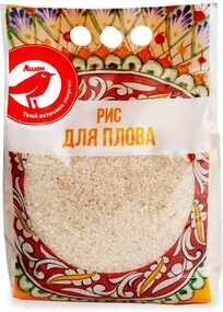 Рис АШАН для плова, 3 кг