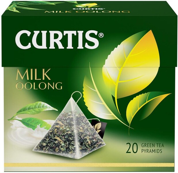 Чай Curtis Milk Oolong зеленый листовой 20 пирамидок по 1.7 г