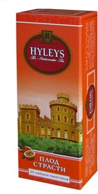 Чай пакетированный черный 25 пак. Hyleys Плод страсти, 37,5 гр. картонная коробка