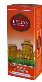 Чай пакетированный черный 25 пак. Hyleys Плод страсти, 37,5 гр. картонная коробка