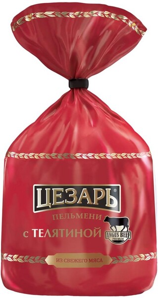 Пельмени с телятиной, Цезарь, 700 г