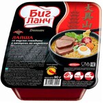 Лапша Биг Ланч быстрого приготовления со вкусом говядины и овощами по-корейски, острая, 90 гр, ПЭТ