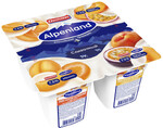 Йогуртный продукт Alpenland абрикос, персик и маракуйя 7.5%, 95г БЗМЖ