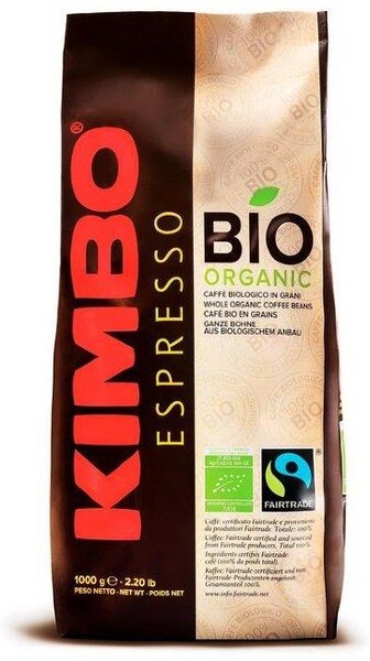 Кофе Kimbo Bio Organic Espresso в зернах 1 кг