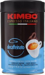 Кофе Kimbo Decaffinato декофеинизированный молотый 250 гр