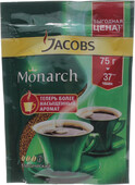 Кофе Jacobs Monarch Intens растворимый, 75 гр., М/у