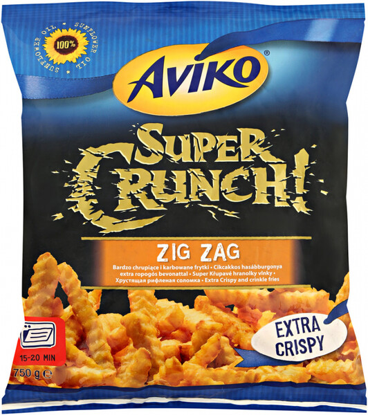 Картофель Aviko Фри Super Crunch Zig Zag рифлёная, 750 г