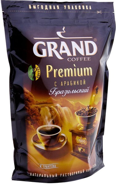 Кофе Grand сoffee Premium растворимый гранулированный 75 гр.