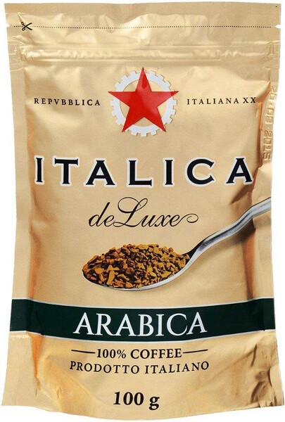 Кофе Italica de Luxe растворимый сублимированный 100 г