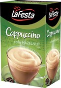 Напиток La Festa Cappuccino кофейный порционный растворимый орех 10 пакетиков по 12.5 г
