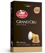Кофе молотый в капсулах Saquella Bar Italia Gran Cru 10 шт.
