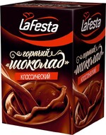 Горячий шоколад в пакетиках La Festa классический 10 штук в упаковке