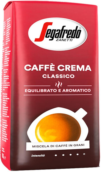 Кофе зерно Крема Классико Crema Classico Сегафредо 1кг м/у Segafredo
