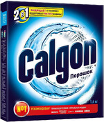 Средство Calgon 3 в 1 для смягчения воды и предотвращения образования известкового налета порошкообразное 1.5 кг