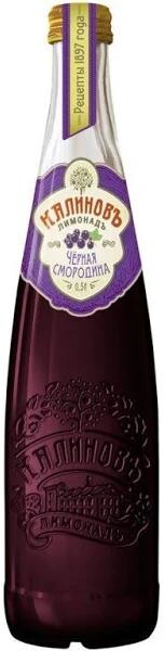 Лимонад Калиновъ Винтажный Черная Смородина 0.5 л