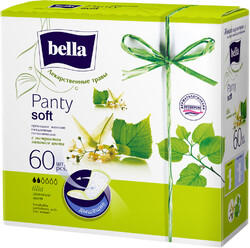 Прокладки ежедневные Bella Panty Soft с экстрактом липового цвета, 60 шт