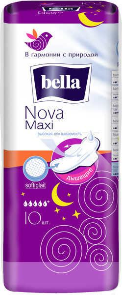 Гигиенические прокладки Bella Nova Maxi, 10 шт