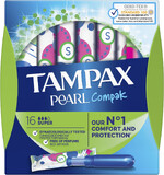 Тампоны Tampax Compak Pearl Super plus с апликатором, 16 шт.