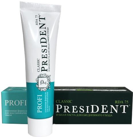 Зубная паста PresiDent Profi Classic , 100 мл., картон