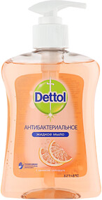 Жидкое мыло Dettol Антибактериальное c ароматом грейпфрута 250 мл