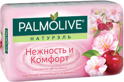 Туалетное мыло PALMOLIVE Натурэль Нежность и комфорт с экстрактом цветка вишни, 90г Турция, 90 г