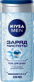 Гель для душа мужской NIVEA Pure Impact for Men, 250мл Германия, 250 мл