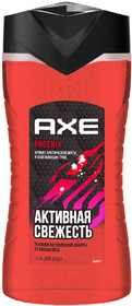 Гель для душа мужской AXE Phoenix Активная свежесть с ароматом арктической мяты и освежающей травы, 250мл Россия, 250 мл