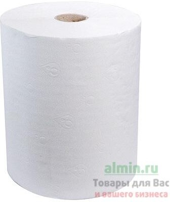 Полотенце бумажное 2-слойное в рулоне 200х170 мм., 150 м. белое, Hayat Focus Extra Quick, пластиковый пакет