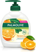 Жидкое мыло PALMOLIVE Натурэль Витамин С и Апельсин с увлажняющим молочком, 300мл Турция, 300 мл