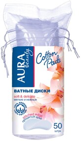 Ватные диски Aura Beauty, 50 шт