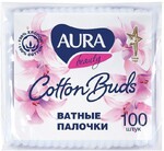Ватные палочки Aura Cotton Buds, 100 шт