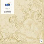 Салфетки бумажные Duni Charm Cream 3 слоя 33х33 см 20 штук