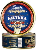 Килька Барко черноморская неразделанная в томатном соусе , 240 гр, ж/б