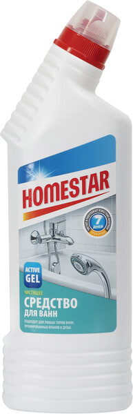 Чистящее средство для ванн, Homestar, 750 г