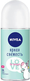 Антиперспирант Nivea Love be unique Яркая свежесть 50мл