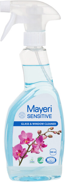 Средство чистящее для стекол и зеркал Mayeri Sensitive, 500 мл
