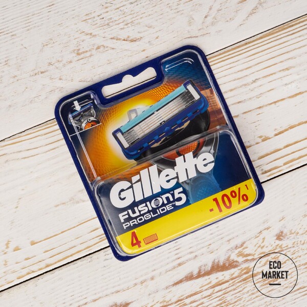 Сменные кассеты для бритвы Gillette Fusion ProGlide, 4 шт.