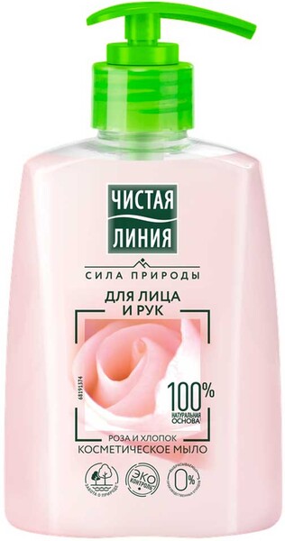 Крем-мыло жидкое для лица и рук «Чистая Линия», 250 мл