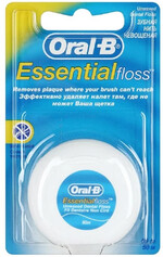 Зубная нить Oral-B Essential Floss вощеная с мятой