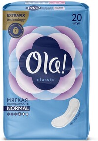 Прокладки Ola! Classic Normal без крылышек, 20шт